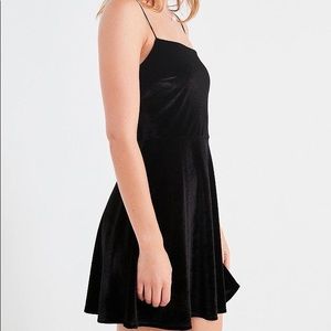urban outfitters - velvet mini dress